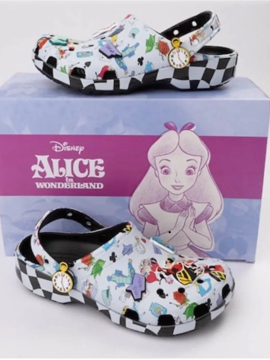 CROCS Shoes - Disney Alice in Wonderland Crocs Limited Edition